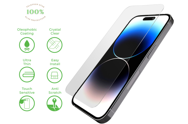 Screenprotector iPhone serie - Tempered glass