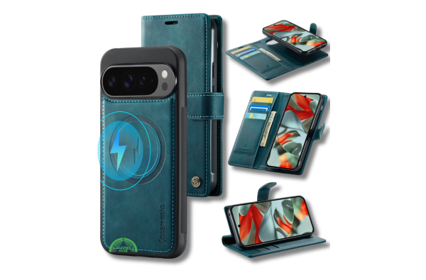Hoesje Pixel 10 Bookcase Groen 2-in-1 Stijlvolle Wallet Case met Kaarthouder