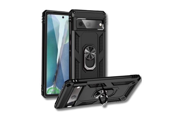 Hoesje voor Google Pixel 7a Zwart Shockproof stevige sluiting