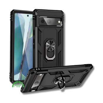 Hoesje voor Google Pixel 7a Zwart Shockproof stevige sluiting