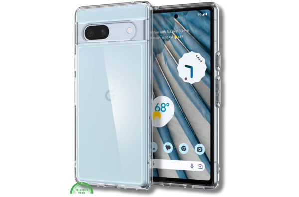 Hoesje voor Google Pixel 7a Transparant stevige sluiting