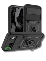 Hoesje voor Google Pixel 8a Zwart Shockproof stevige sluiting