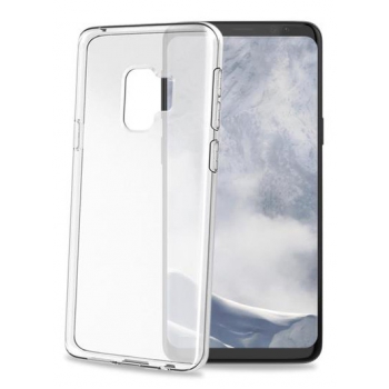 Samsung Galaxy S9 transparante witte gelskin hoes