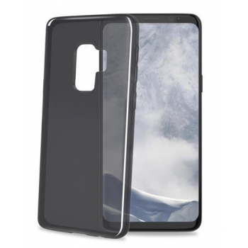 Samsung Galaxy S9 Plus transparante zwarte gelskin hoes