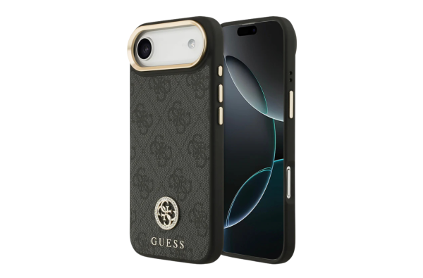 Luxe Protectcase voor iPhone 17 Air – Guess Black top