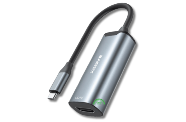 HDMI naar USB-C Adapter &ndash; HDTV Beeld Overzetten