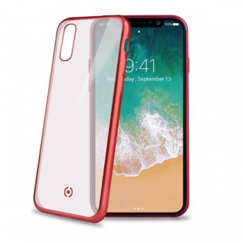 Celly Hi-tech protection for iPhone X Rood