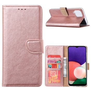 Hoesje Samsung A33 5G rose goud leer