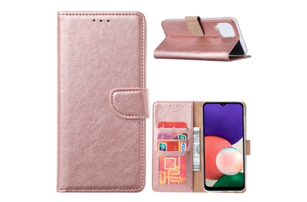 Hoesje Samsung A33 5G rose goud leer