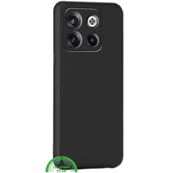 OnePlus 10T Zwart Siliconen Hoesje - Flexibel & Schokabsorberend