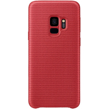 Originele Samsung Galaxy S9 gewoven achterkant hoesje in rood