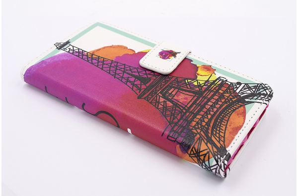 iPhone 7 ‘Eiffeltoren Parijs’ Print Eco-Leer Hoesje