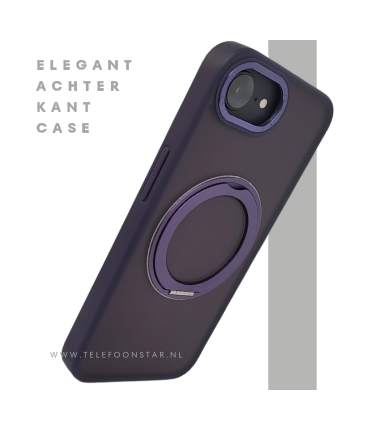 iPhone 16e Hoesje MagSafe Compatibel Paars Schokbestendig