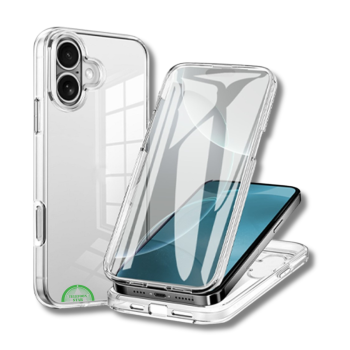 iPhone 17 Hoesje Transparant Crystal Clear Beschermhoes met Volledige 360&deg; Bescherming