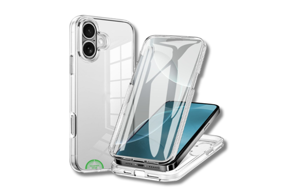 iPhone 17 Hoesje Transparant Crystal Clear Beschermhoes met Volledige 360&deg; Bescherming