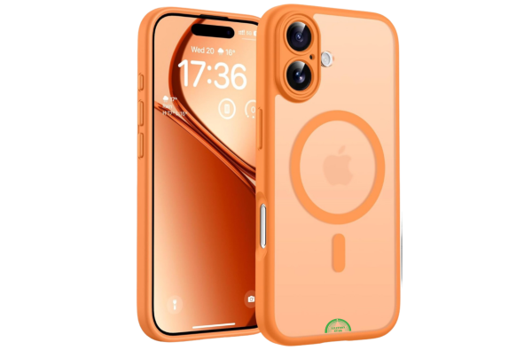 Hoesje voor iPhone 17 Oranje Slank SunGlow Mag Protect Case
