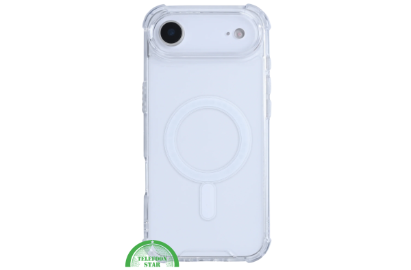Transparante Backcover Case iPhone 17 Air met Magneet – Draadloos Opladen