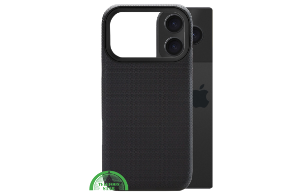 iPhone 17 Pro / Pro Max Hoesje Zwart – Schokbestendige Anti-Slip Backcover