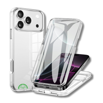 iPhone 17 Pro Max Clear Case Transparante TPU Back Cover Versterkte met Volledige 360&deg; Bescherming