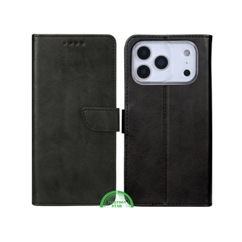 Bookcase Hoesje iPhone 17 Pro / Pro Max Zwart - Functioneel Design