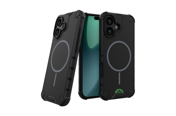 Hoesje voor iPhone 17 Zwart Tough Armored Magnetic Magsafe Case