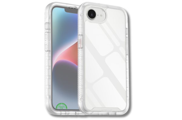 iPhone 16eTransparant Hoesje 360&deg; Bescherming Crystal Clear Shockproof Back Cover