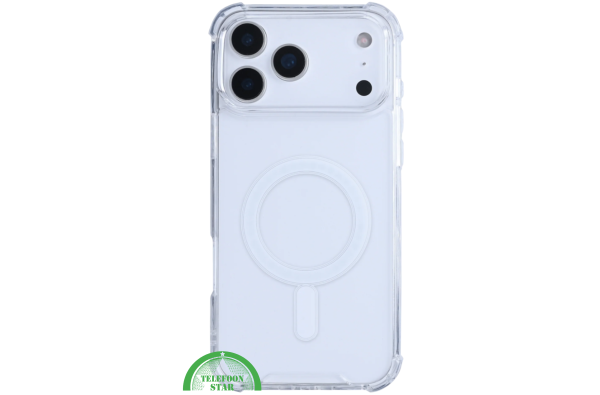 Transparant iPhone 17 Pro / Pro Max Hoesje met MagSafe – Sterke Backcover
