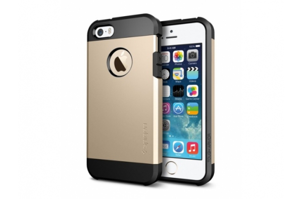 Apple iPhone SE Armor Bescherming Hoesje Goud