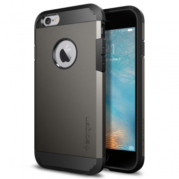 Apple iPhone 6/6S Plus Armor Bescherming Hoesje Grijs