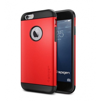 Apple iPhone 6/6S Plus Armor Bescherming Hoesje Rood
