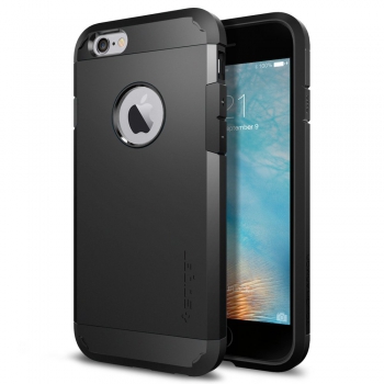 Apple iPhone 6/6S Plus Armor Bescherming Hoesje Zwart