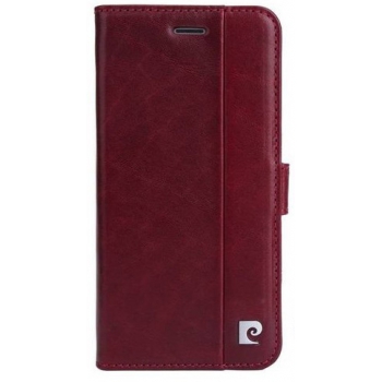 iPhone 7 Origineel Luxe Book Case Hoesje 100% Leer Rood