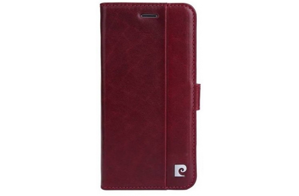 iPhone 7 Origineel Luxe Book Case Hoesje 100% Leer Rood