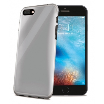 iPhone 7 Plus Gelskin hoesje licht grijs