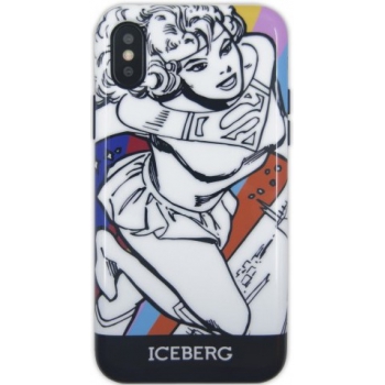 iPhone X hoesje Hard siliconen Supergirl