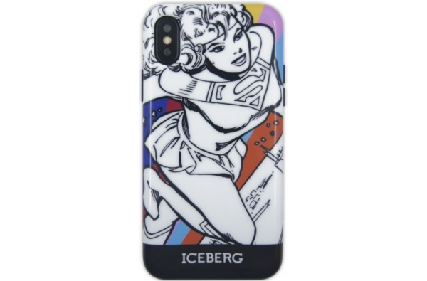 iPhone X hoesje Hard siliconen Supergirl