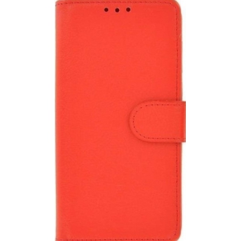 iPhone X boek hoesje 100% echt leer in Rood