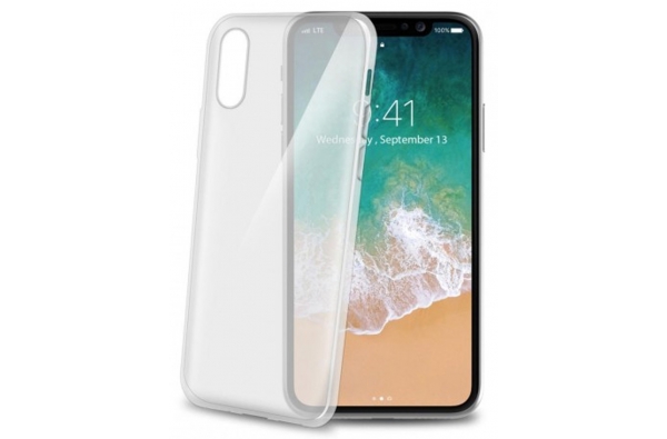 iPhone X Gelskin hoesje wit