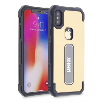 iPhone X protectieve silicone achterkant goud