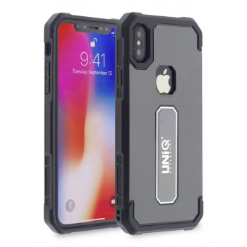 iPhone X protectieve silicone achterkant grijs