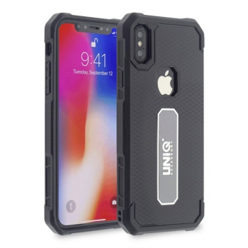 iPhone X protectieve silicone achterkant zwart