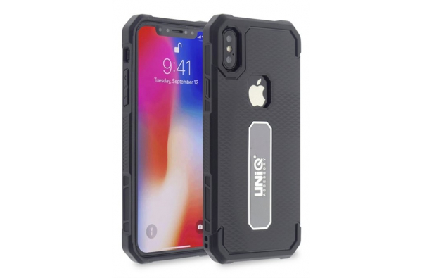 iPhone XS protectieve silicone achterkant zwart