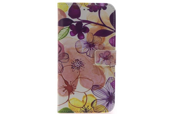 iPhone 7/8 Plus Bloemen Print booktype hoesje