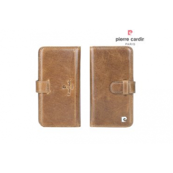 iPhone 7 Book case Echt leer Bruin luxe editie