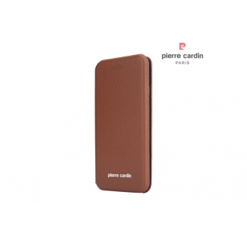 iPhone 7/8 Bookcase Pierre Cardin Echt leer Bruin