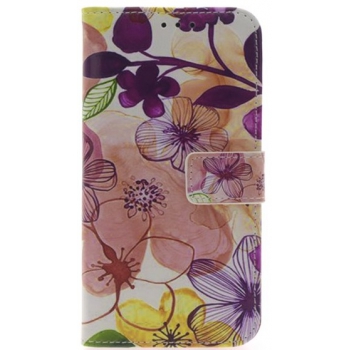 iPhone X Bloemen Print booktype hoesje