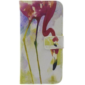 iPhone X Flamingo Print booktype hoesje