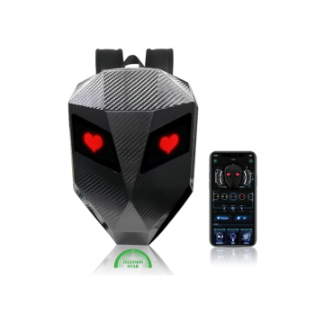 LED Smart Helm – Met Appbediening en Hartvormige LED Ogen