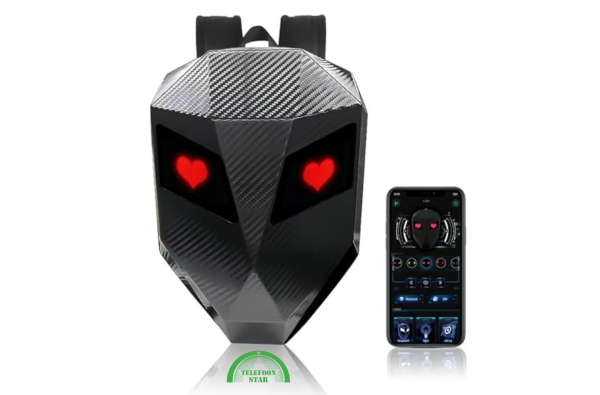 LED Smart Helm – Met Appbediening en Hartvormige LED Ogen