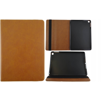 iPad 9,7 inch 2017 Premium Hoesje Origineel 100% Leer Licht Bruin